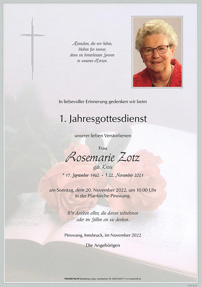 Rosemarie Zotz